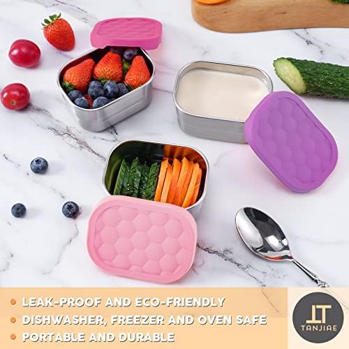 Tanjiae Small Stainless Steel Snack Containers - Image 5