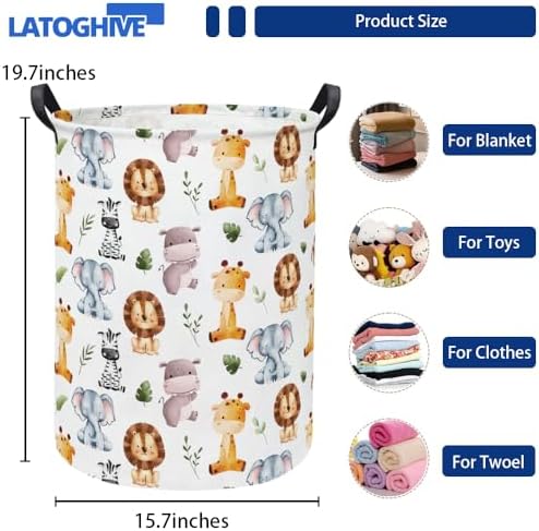 Baby Laundry Hamper kids laundry Basket Waterproof Storage Bin - Image 2