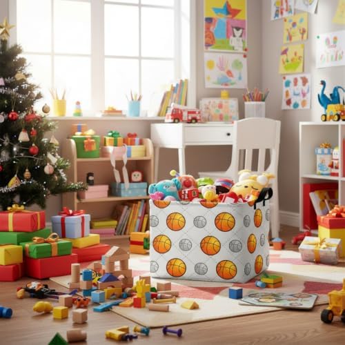 Kid Cute Nursery Storage Basket Baby Toy Clothes Storage Bin Playroom Bedroom - Image 4