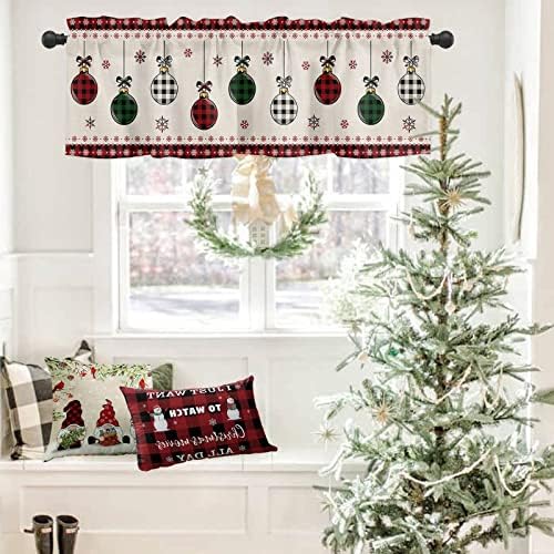 Christmas Valance Kitchen Curtains - Image 4