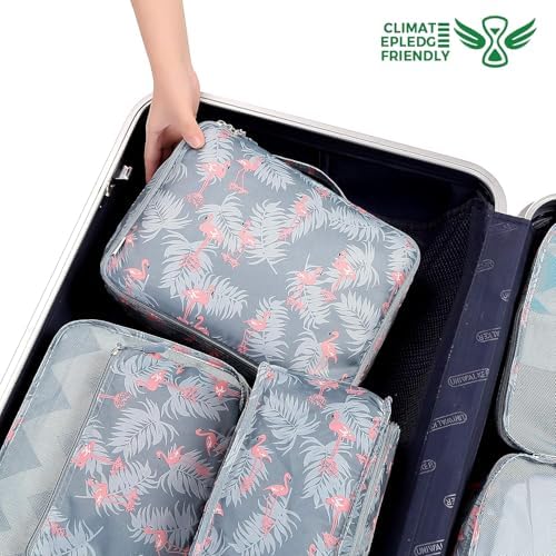 BAGAIL 8 Set Packing Cubes Luggage Packing Organizers - Image 6