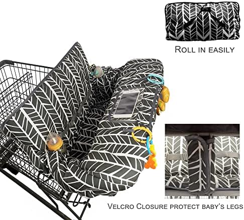 Shopping Cart Cover for Baby boy Girl, Soft Padded Infant High Chair Cover - Image 6