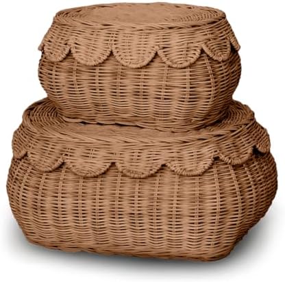 BEBE BASK The Original Scalloped Basket by BEBEBASK%C2%AE