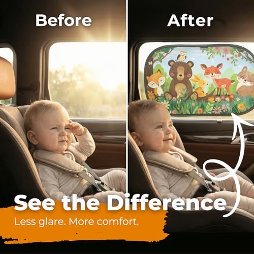 CARAMAZ Car Window Shade for Baby - Image 3
