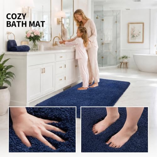 ILANGO Bathroom Rugs 30" × 20", Extra Soft Absorbent Microfiber Bath Rugs - Image 5