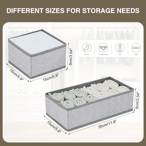 DIMJ Drawer Organizer Clothes, Dresser Organizer - Image 4