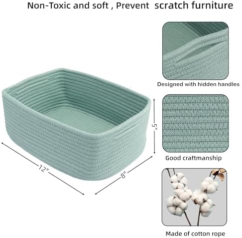 XUANGUO Small Woven Storage Baskets - Image 2