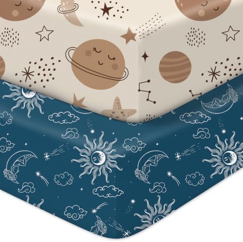 Pack N Play Sheets Fitted, Mini Crib Sheets, Breathable Soft Unisex Playard by Unknown