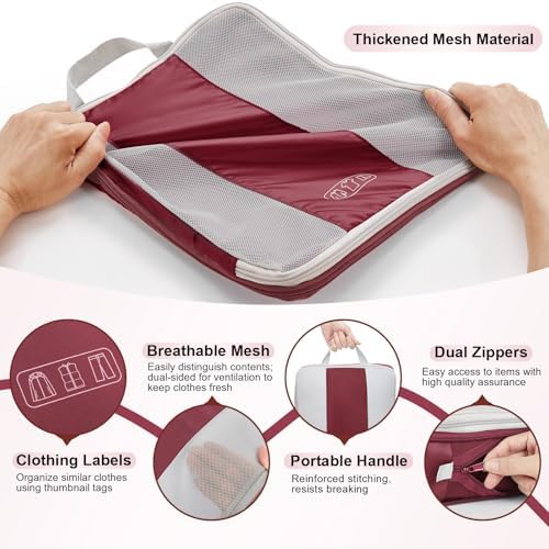 OlarHike 10 Set Compression Packing Cubes - Image 6