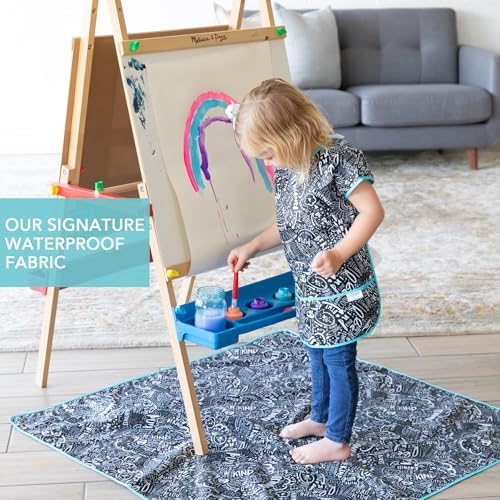 Bumkins Baby Splat Mat for Under High Chair, Babies Toddlers Eating Mess Mat - Image 3