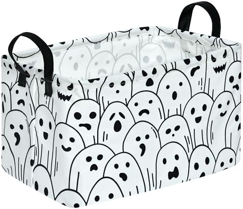 Halloween Box Hamper Storage Basket Collapsible Organizer Bin Gift Shelf Baskets by VAIVUSTO