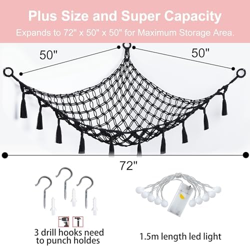 Stuffed Animal Storage Hammock Toy Net - Image 4