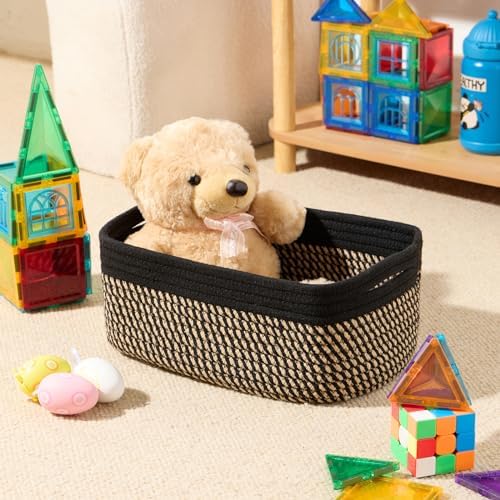 MiniArk Small Storage Baskets for Organizing | Closet Organizer Bins | Shelf - Image 4