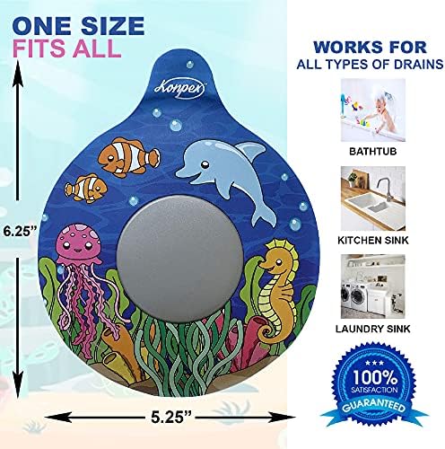 Bathtub Stopper Tub Drain Plug Stopper, Adorable Universal Silicone Bath Drain - Image 2