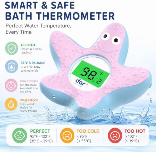 Baby Bath Thermometer for Tub, Floating Digital Water Temperature Thermometer - Image 2
