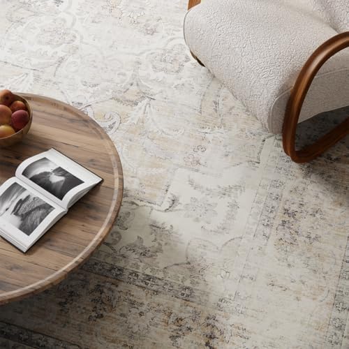 3x5 Washable Area Rugs for Bedroom: Small Entryway Rug Non Slip Boho Carpet - Image 3
