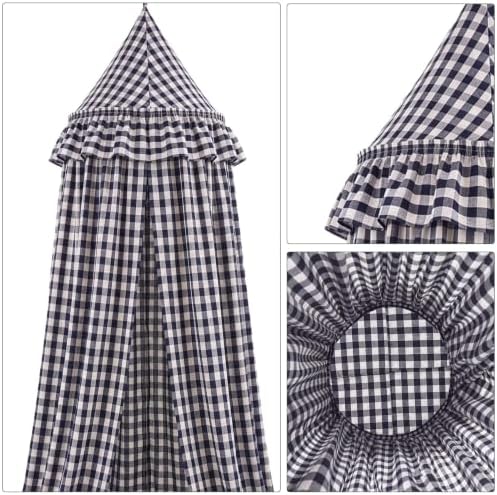 SmoothNovelty Gingham Plaid Bed Canopy - Image 7