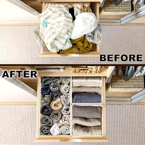 Simple Houseware Foldable Drawer Organizer Stocking Bin - Image 3