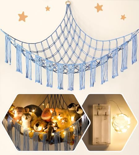 RelaxScene Stuffed Animal Hammock Corner Storage by RelaxScene