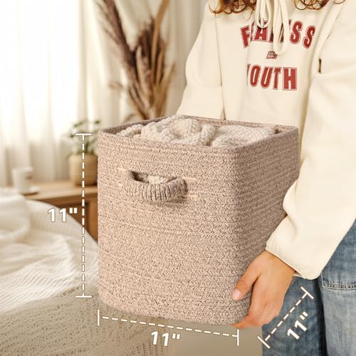 11 Inch Storage Cubes, 3 Pack Cube Storage Bins - Image 6
