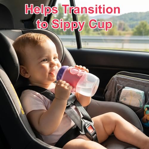 3 Pink Silicone Handles Fit for Lansinoh Anti-Colic 5 & 8oz PP Bottles - Image 7