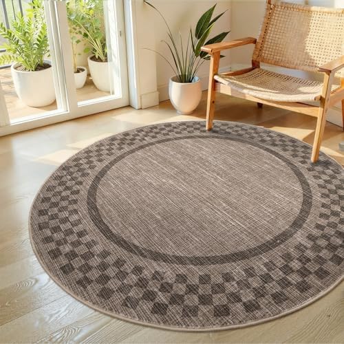 GarveeHome 4ft Washable Round Rug - Image 2