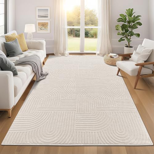 Pauwer 6x9 Area Rugs for Living Room, Modern Non Slip Washable Rug by Pauwer