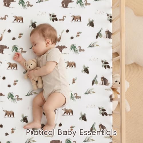 david's kids 3 Pack Fitted Crib Sheets, Ultra Soft Breathable Comfortable Baby - Image 2
