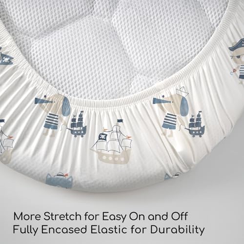 3 Pack Nap Mat Sheet 47"x24", Preschool Day Care Nap Mat Cover - Image 4