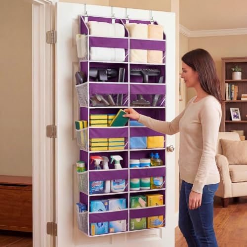 Ofiray-home 5-Tier Over Door Organizer, 10-Compartment Wide Storage Rack - Image 6