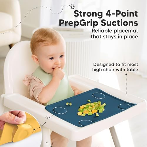 KeaBabies 2pk Silicone Placemats - Image 4