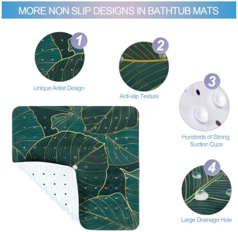 Square Shower Mat Non Slip 21x21 Inch - Image 3