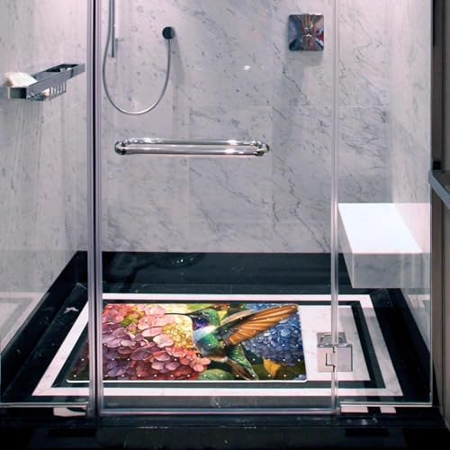 Non Slip Bathtub and Shower Mat 26.8x15.1 inch, Bath Mat - Image 5