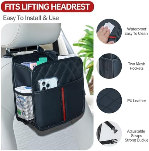 Back of Seat Car Organizer and Storage, Backseat Organizer, 2 Pack - Image 4