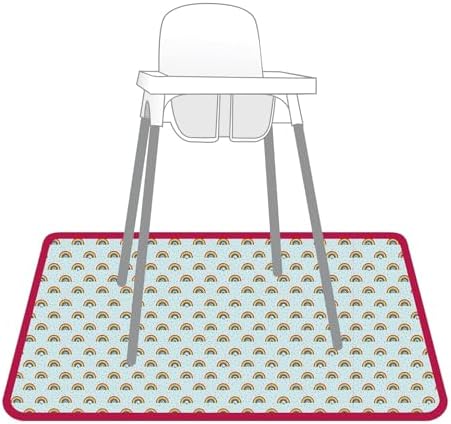 BapronBaby Eric Carle Rainbow Caterpillar Waterproof Splash Mat Floor Cover - Image 3