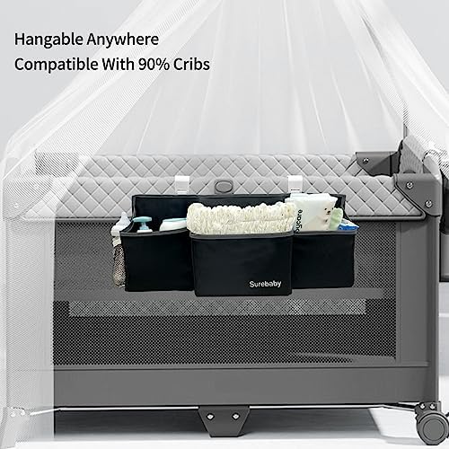 Hanging Baby Diaper Caddy, Single Sheet Dispensing Caddy Organizer Holder - Image 7