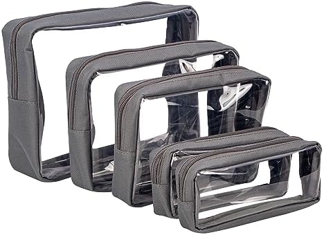 Remobia Hicol TSA Approved 5-Piece Diaper Bag Organizer Pouch Set Clear by Remobia+Hicol