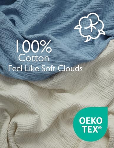 Momcozy Mini Crib Sheets 38"x26", Pack and Play Sheet - Image 3