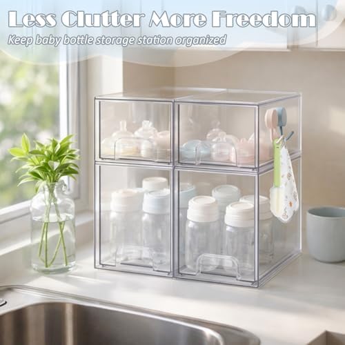 Baby Bottle Organizer with Hooks - Image 4