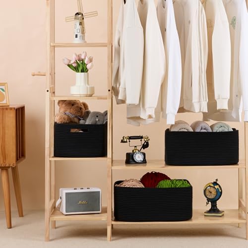MiniArk Large Storage Baskets for Organizing, Baby Nursery, Toy Bins Box - Image 3