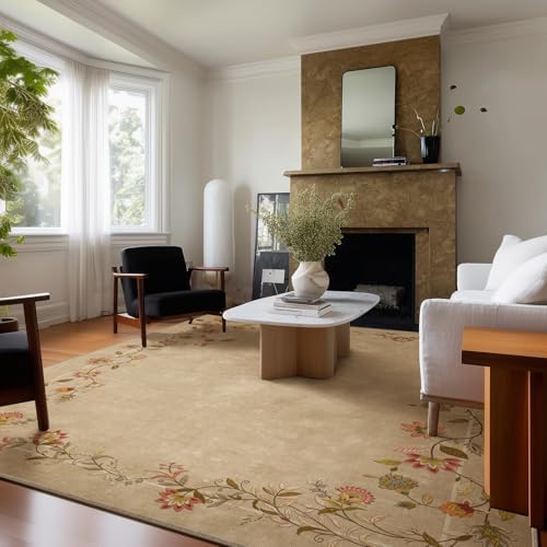 5x7 Living Room Area Rugs: Washable Bedroom Rug Non Slip Soft Large Carpet by palohom
