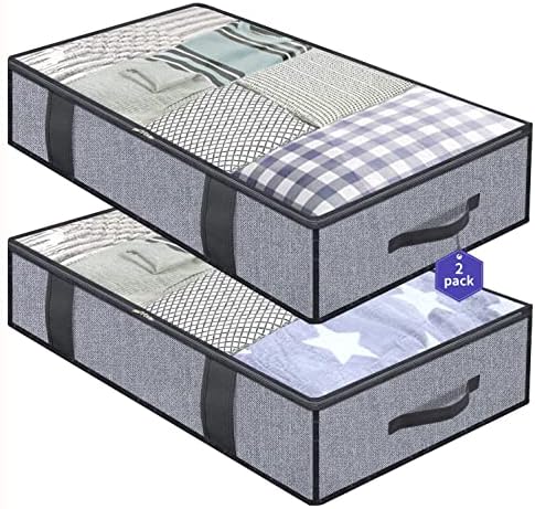 Onlyeasy Foldable Underbed Bags 2 Pack by Onlyeasy