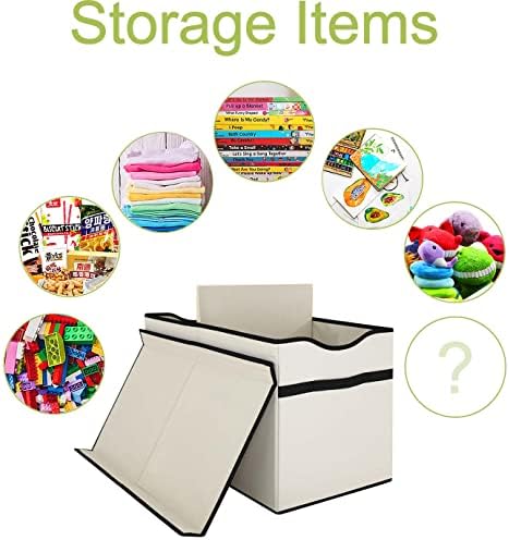 YOLOXO Toy Box Chest, Collapsible Sturdy Storage Bins - Image 4