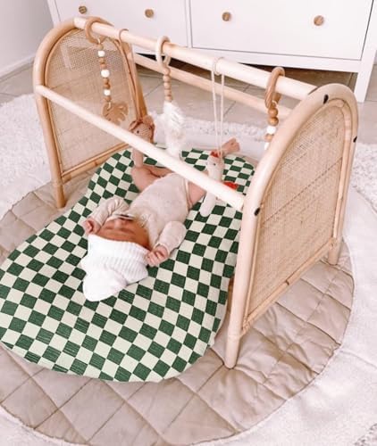 guruixu Muslin Baby Lounger Cover 2 Pack, 100% Cotton Infant Lounger Cover - Image 7