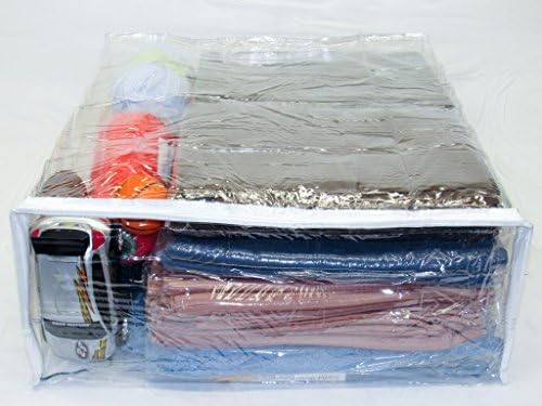 5-Pack X-Large Heavy Duty Vinyl Zippered Storage Bags - Image 4