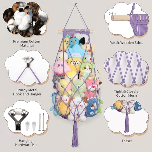 Stuffed Animal Storage Hammock Corner - Image 3
