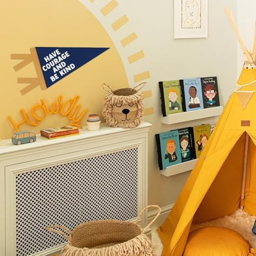 Kids Nursery Playroom Classroom Decor Positive Pennant Banner Flags - Image 2