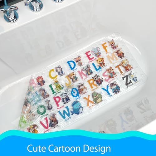 BEEHOMEE Kids Bath Mat for Tub, Non-Slip Toddler Bathtub Mat - Image 3