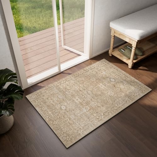 Washable Door Mat Indoor Entrance: 2'x3' Entryway Rug Small Throw Area Rugs - Image 3