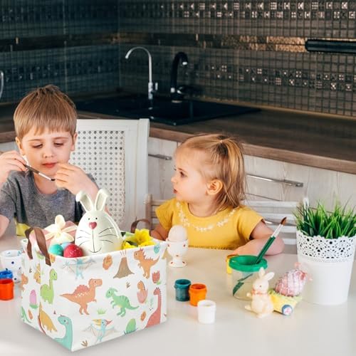 Rectangular Easter Dinosaur Basket, Waterproof kids toy storage box bedroom - Image 5